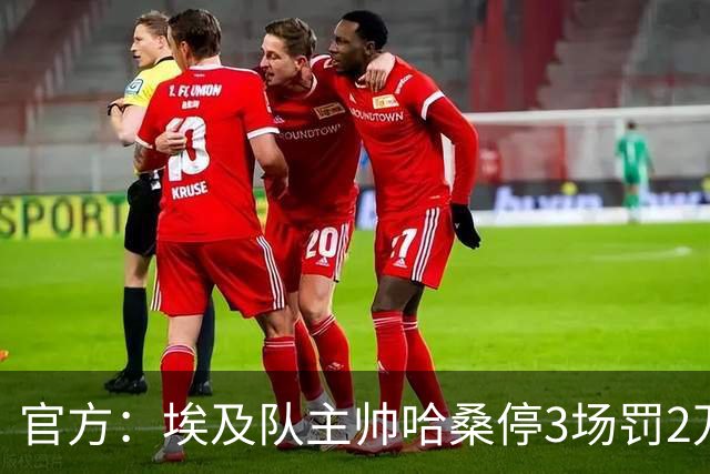 官方：埃及队主帅哈桑停3场罚2万美元，前锋齐科停5场